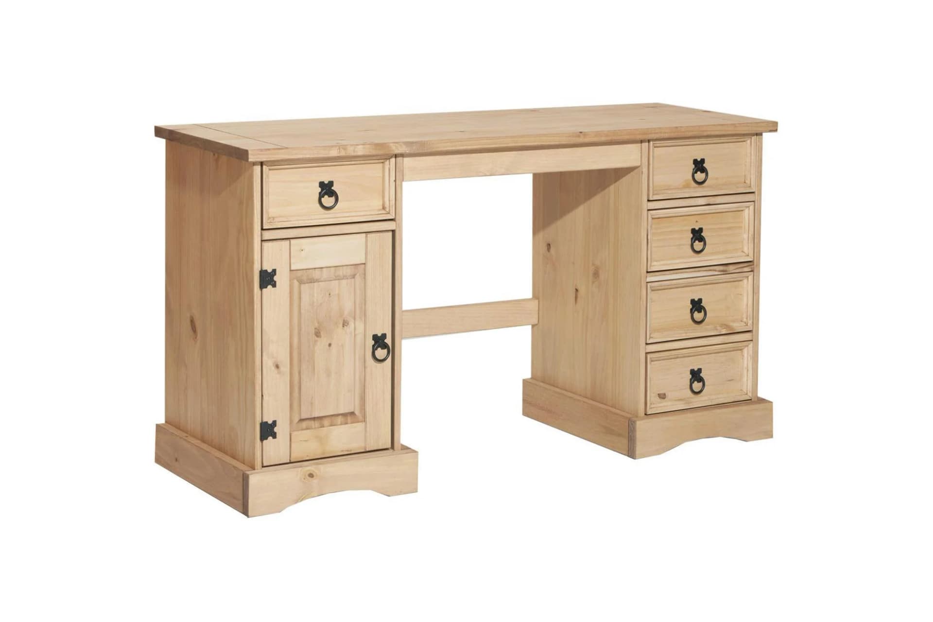 Schreibtisch Home Affaire Honig Massivholz