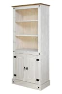 Bücherregal HOME AFFAIRE Weiß Honig Massivholz Antik-Look Bild 1