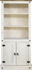 Bücherregal HOME AFFAIRE Weiß Honig Massivholz Antik-Look Bild 2