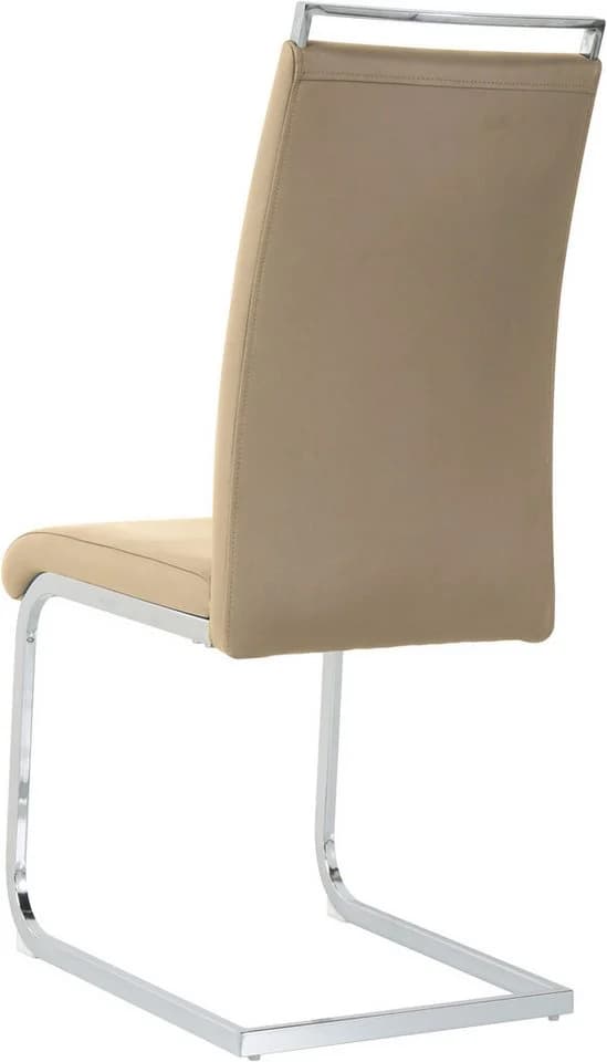 Freischwinger INOSIGN 2er-Set Braun/Silber Designer-Gestell - Bild 5