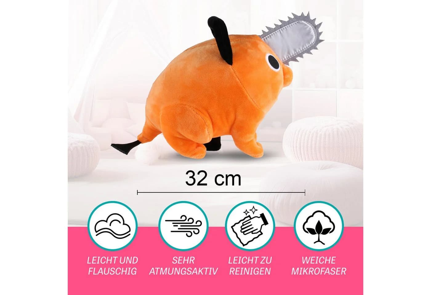 Play by Play Chainsaw Man Pochita Plüschtier 32cm - Bild 3