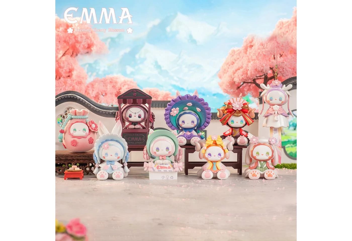 Lucky Emma Secret Forest Late Cherry Blossom Party Blind Box Sammelfigur