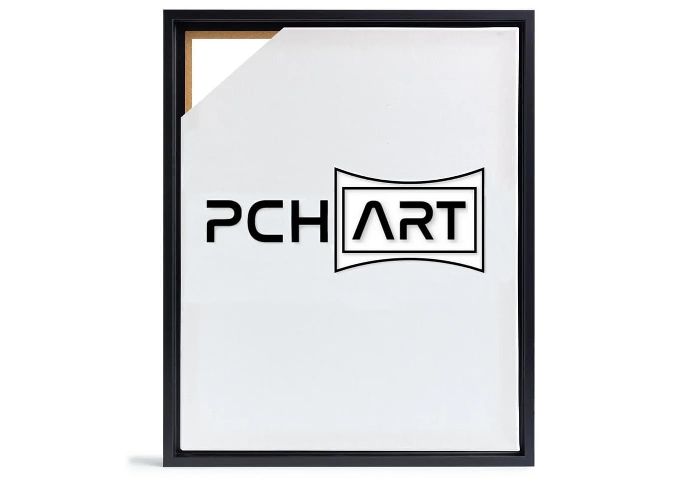PCH[art] Schattenfugenrahmen Schwarz für Keilrahmen 40mm - Bild 2