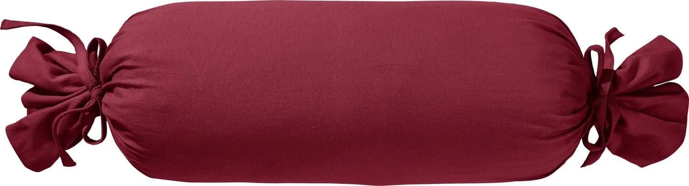 Erwin Müller Nackenrollenbezug Murnau Single-Jersey Uni Weinrot - Bild 2