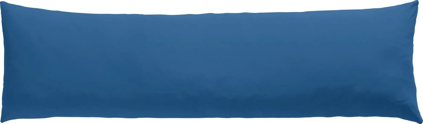 Erwin Müller Seitenschläferkissenbezug Murnau Uni Blau Single-Jersey - Bild 2