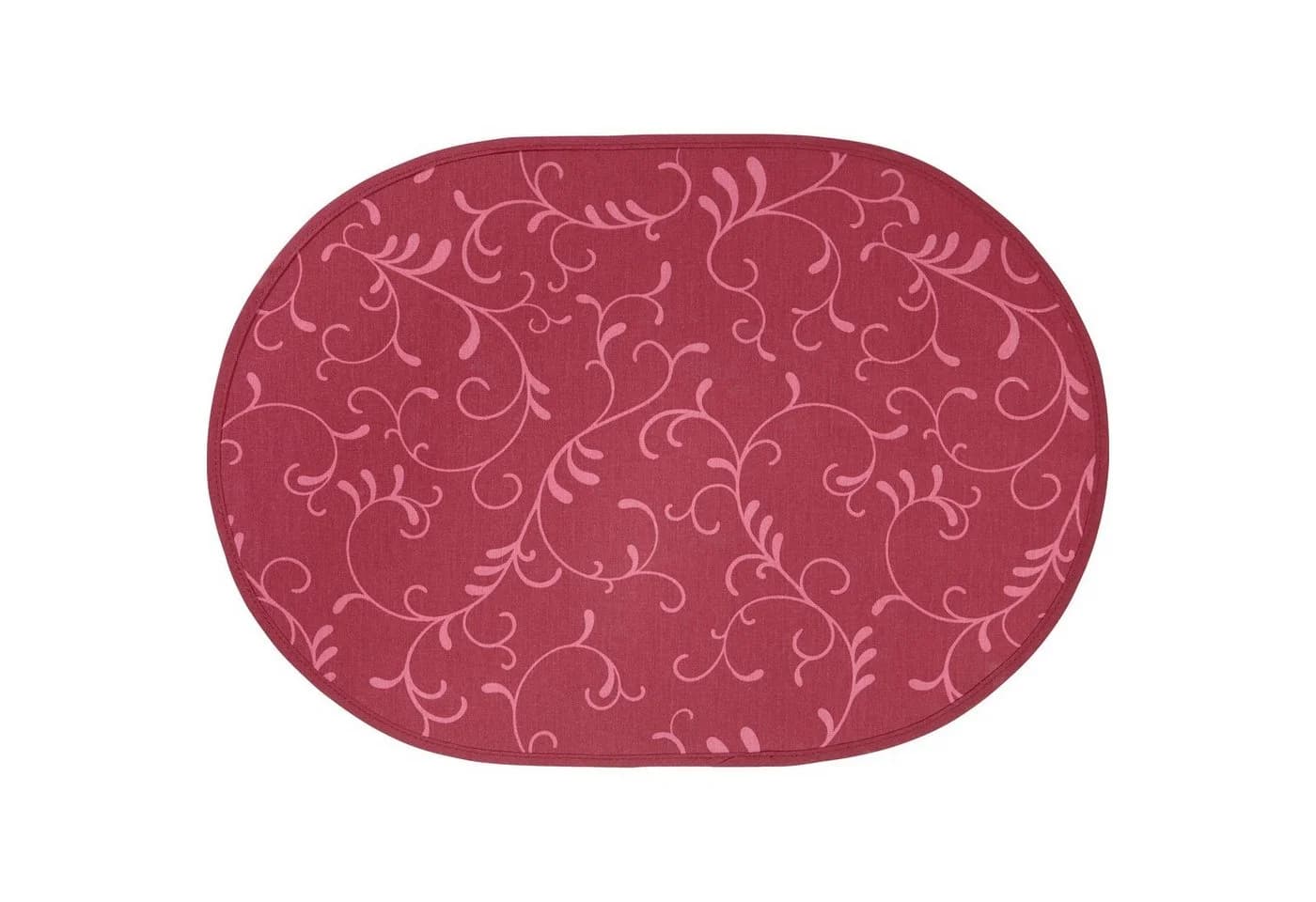 Erwin Müller Tischset "Essen" 2er-Pack Ranken-Design Rot