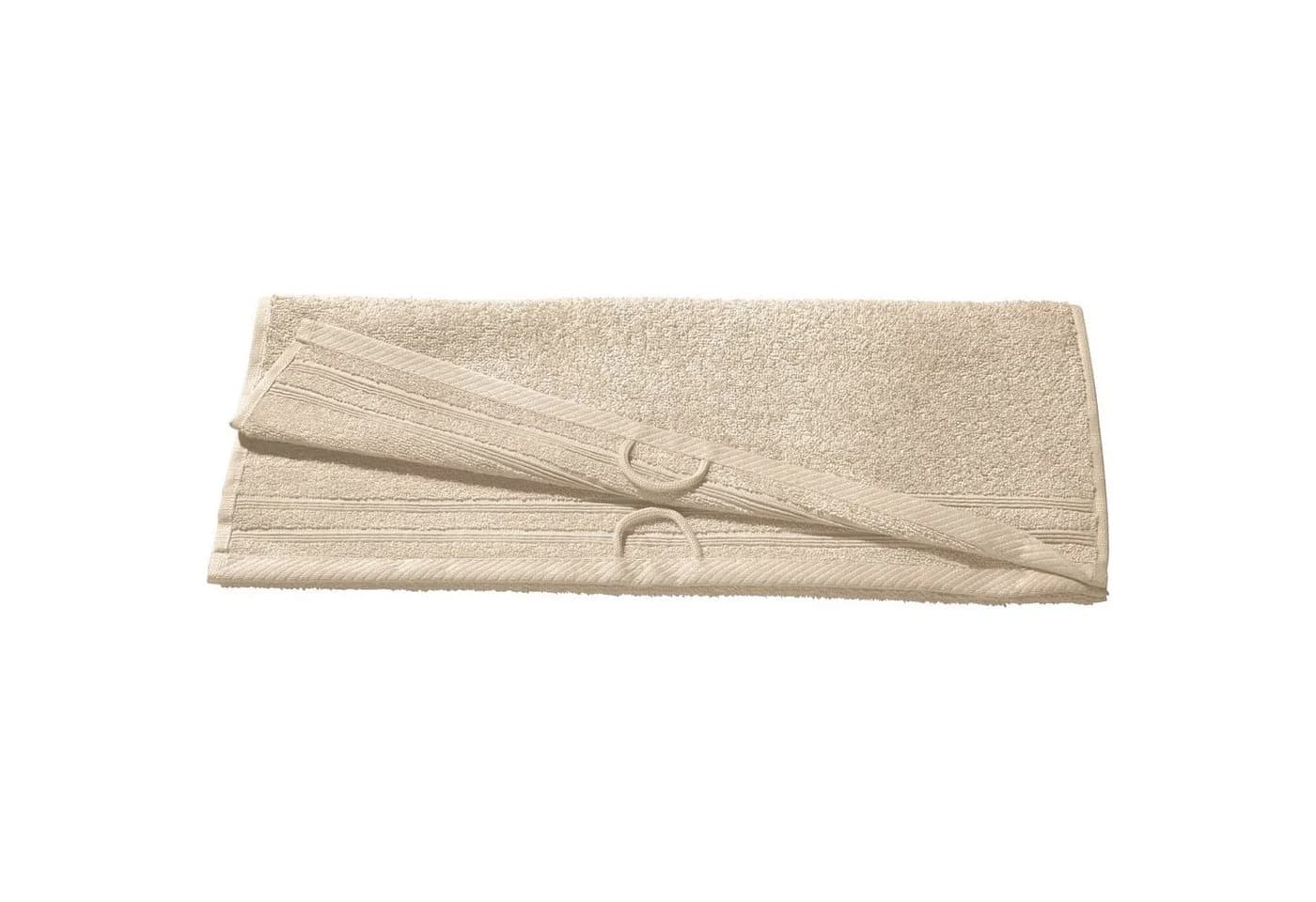 Erwin Müller Handtuch Heidelberg Walk-Frottier Uni Beige - Bild 4