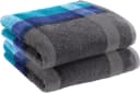Erwin Müller Handtuch 2er-Pack Streifen Frottier Jacquard türkis Bild 2
