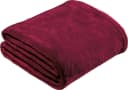 REDBEST Wohndecke Amarillo Fleece Uni Rot Bild 2