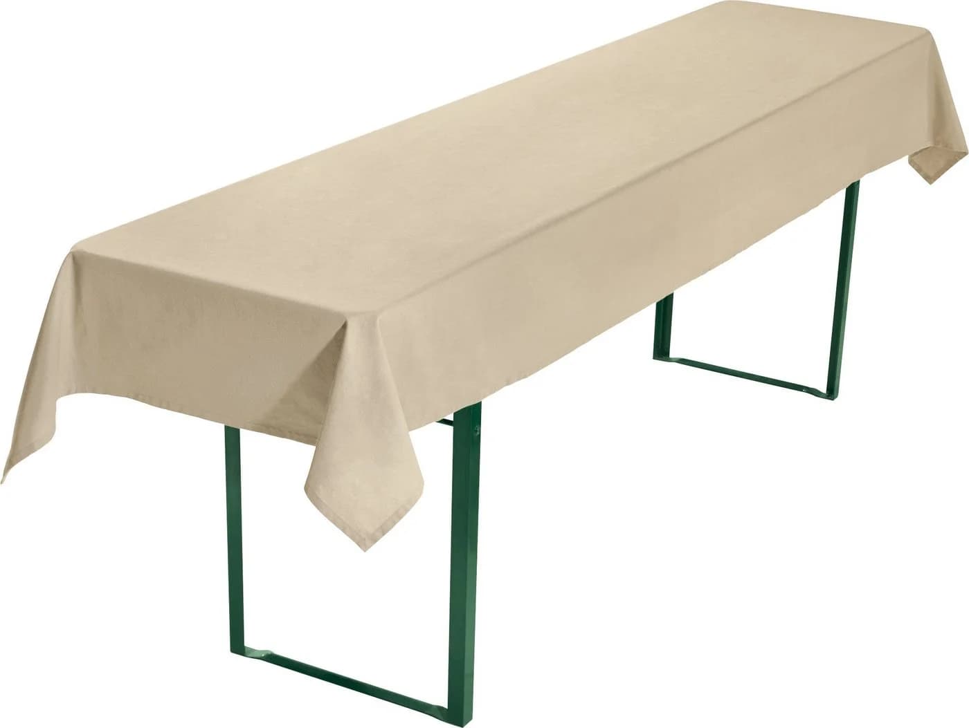 REDBEST Tischdecke Biertisch "Seattle" Baumwolle Uni Beige - Bild 2