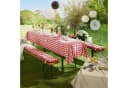 REDBEST Tischdecke Nashville Baumwolle Karo Landhausstil Rot Bild 1