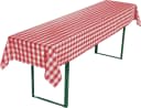 REDBEST Tischdecke Nashville Baumwolle Karo Landhausstil Rot Bild 2