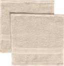 REDBEST Seiftuch Chicago 2er-Pack Frottier Uni Beige Bild 2