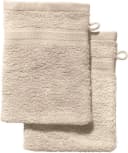 REDBEST Waschhandschuh Chicago 2er-Pack Frottier Uni Beige Bild 2