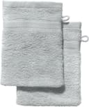 REDBEST Waschhandschuh Chicago 2er-Pack Frottier Uni Silber Bild 2