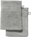 REDBEST Waschhandschuh Chicago 2er-Pack Grau Frottier Uni Bild 2