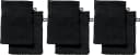 REDBEST Waschhandschuh Chicago 6er-Pack Walk-Frottier Schwarz Bild 2