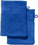 REDBEST Waschhandschuh Chicago 2er-Pack Frottier Uni Royalblau Bild 2