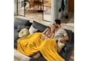 REDBEST Wohndecke Amarillo Fleece Uni Gelb Bild 1