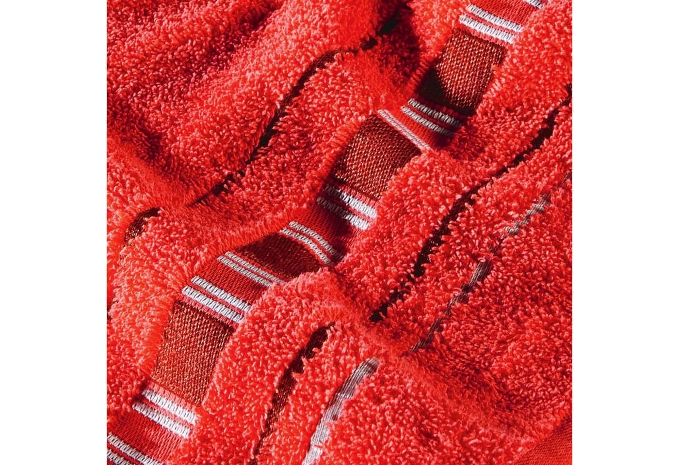 Erwin Müller Gästehandtuch "Achern" 2er-Pack Rot Frottier - Bild 4