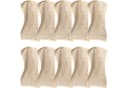 Erwin Müller Gästehandtuch "Heidelberg" 10er-Pack Walk-Frottier Uni Beige Bild 2