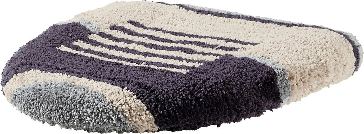 REDBEST WC-Deckelbezug Houston Oval Grau Streifen - Bild 2