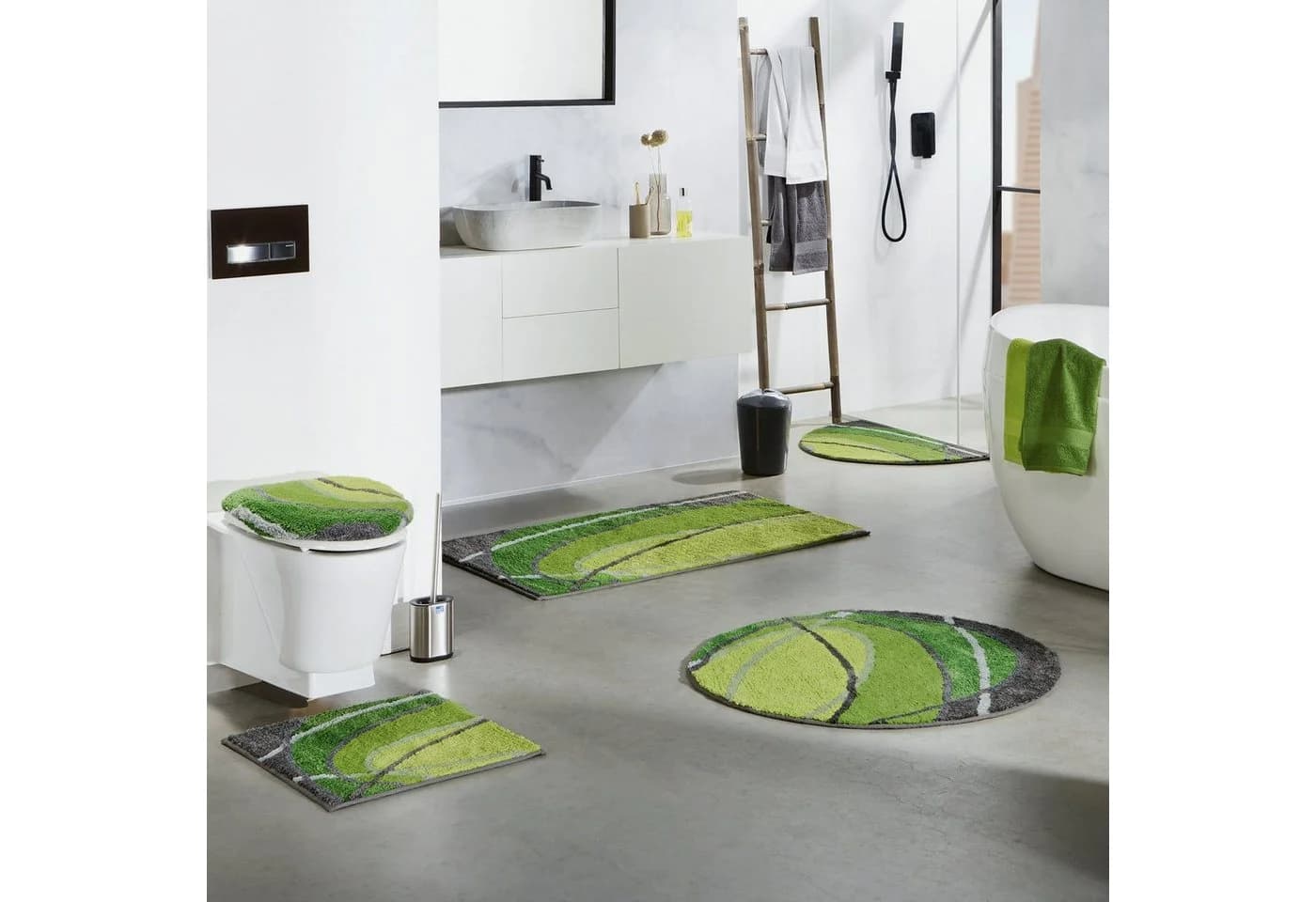 REDBEST WC-Deckelbezug Lynn 20mm Polyester Grafik