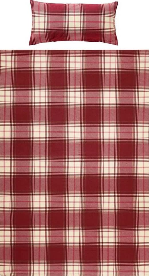 REDBEST Bettwäsche Karo 100% Baumwolle Biber Qualität - Bild 2