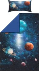 Erwin Müller Kinderbettwäsche Wendebettwäsche Mako-Satin Galaxien-Motiv Bild 2