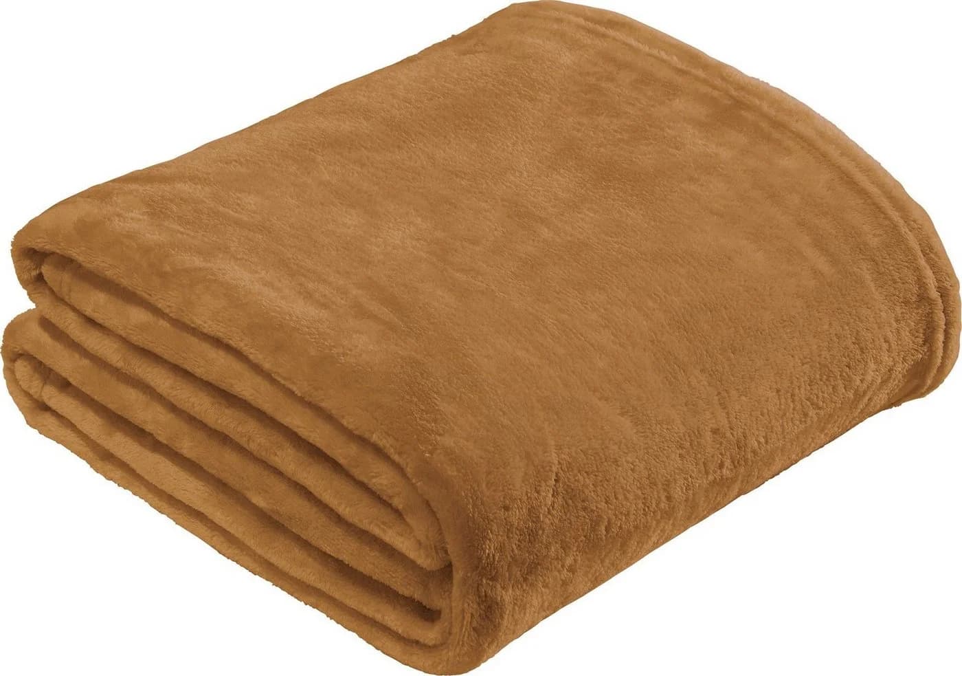 REDBEST Wohndecke Amarillo Fleece Uni Braun - Bild 2