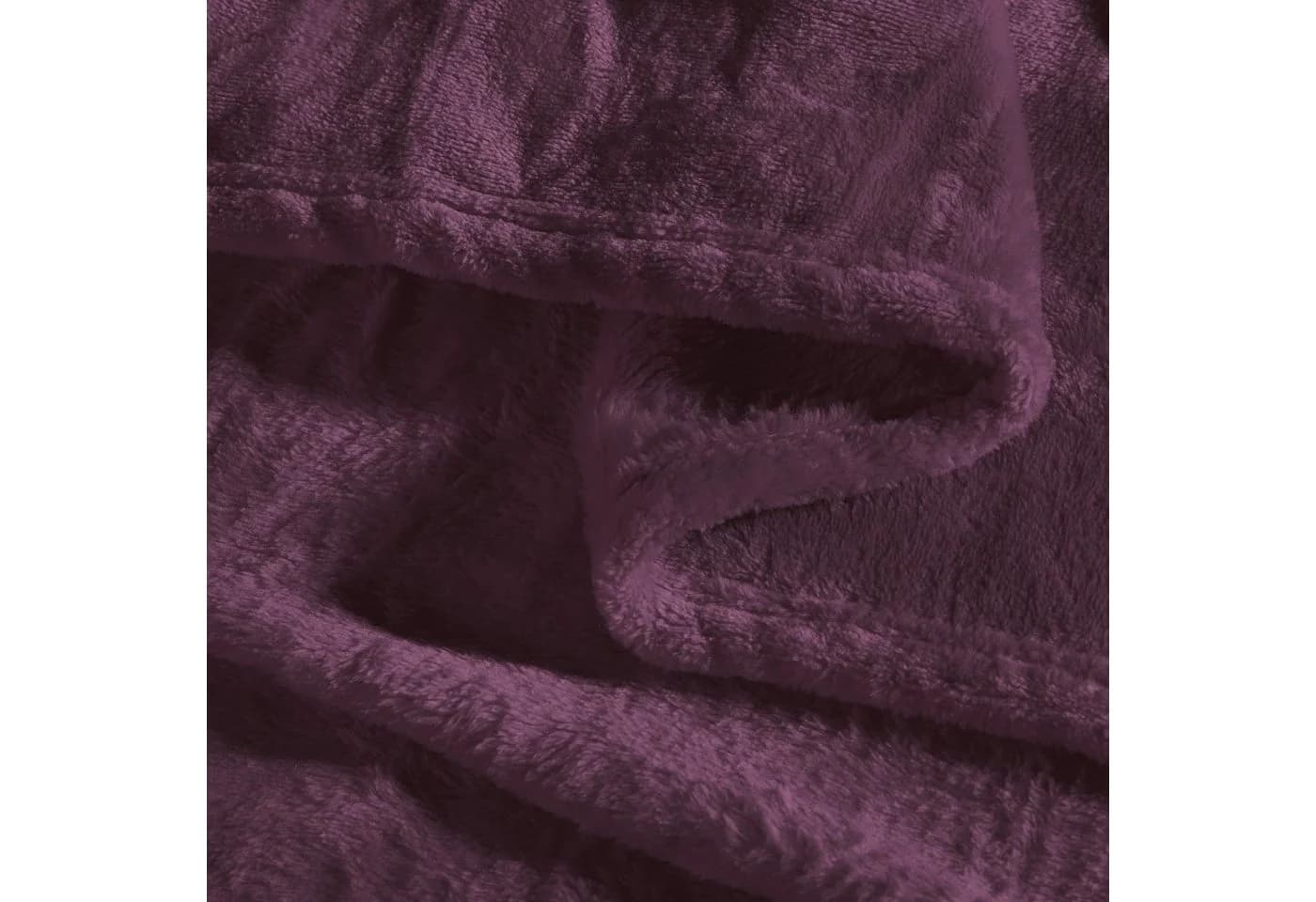 REDBEST Wohndecke Amarillo Lila Fleece Uni - Bild 3