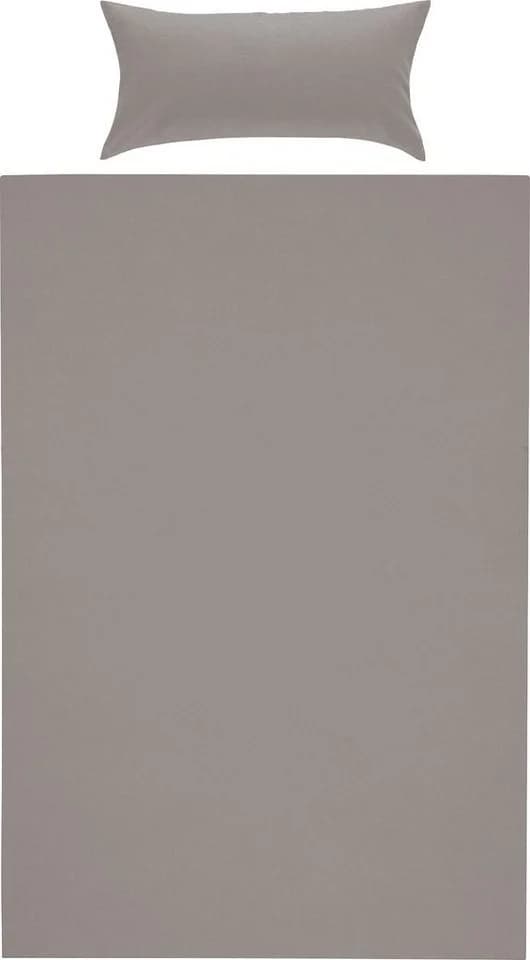 Erwin Müller Bettwäsche Nördlingen Grau Silber Edelflanell Uni - Bild 2