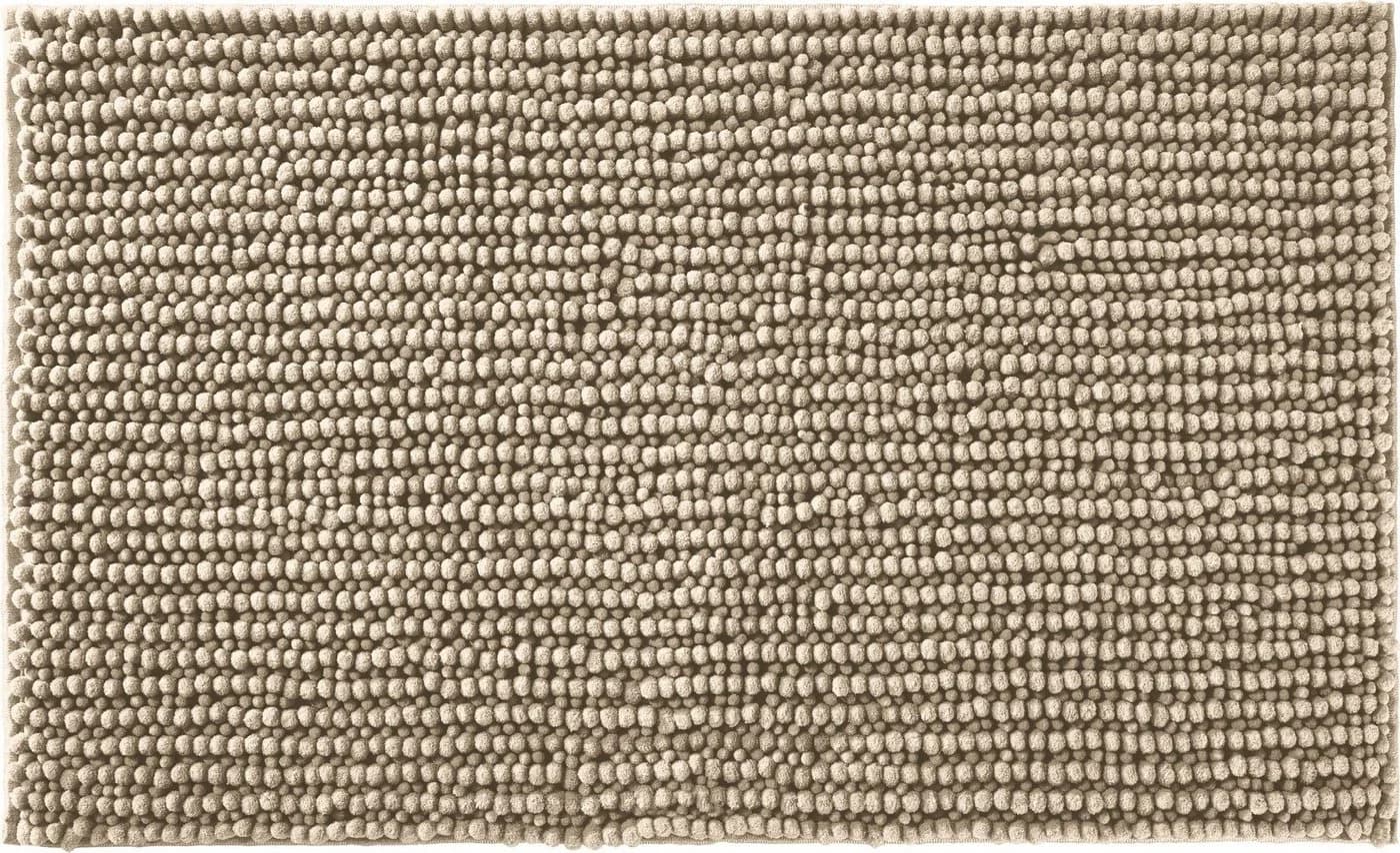 REDBEST Badematte Arlington Beige/Braun Microfaser Hoch-Tief-Struktur - Bild 2