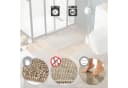 REDBEST Badematte Arlington Beige/Braun Microfaser Hoch-Tief-Struktur Bild 3