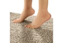 REDBEST Badematte Arlington Beige/Braun Microfaser Hoch-Tief-Struktur Bild 5