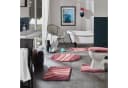 Moderne Badematte mit Wellenmuster Bild 1