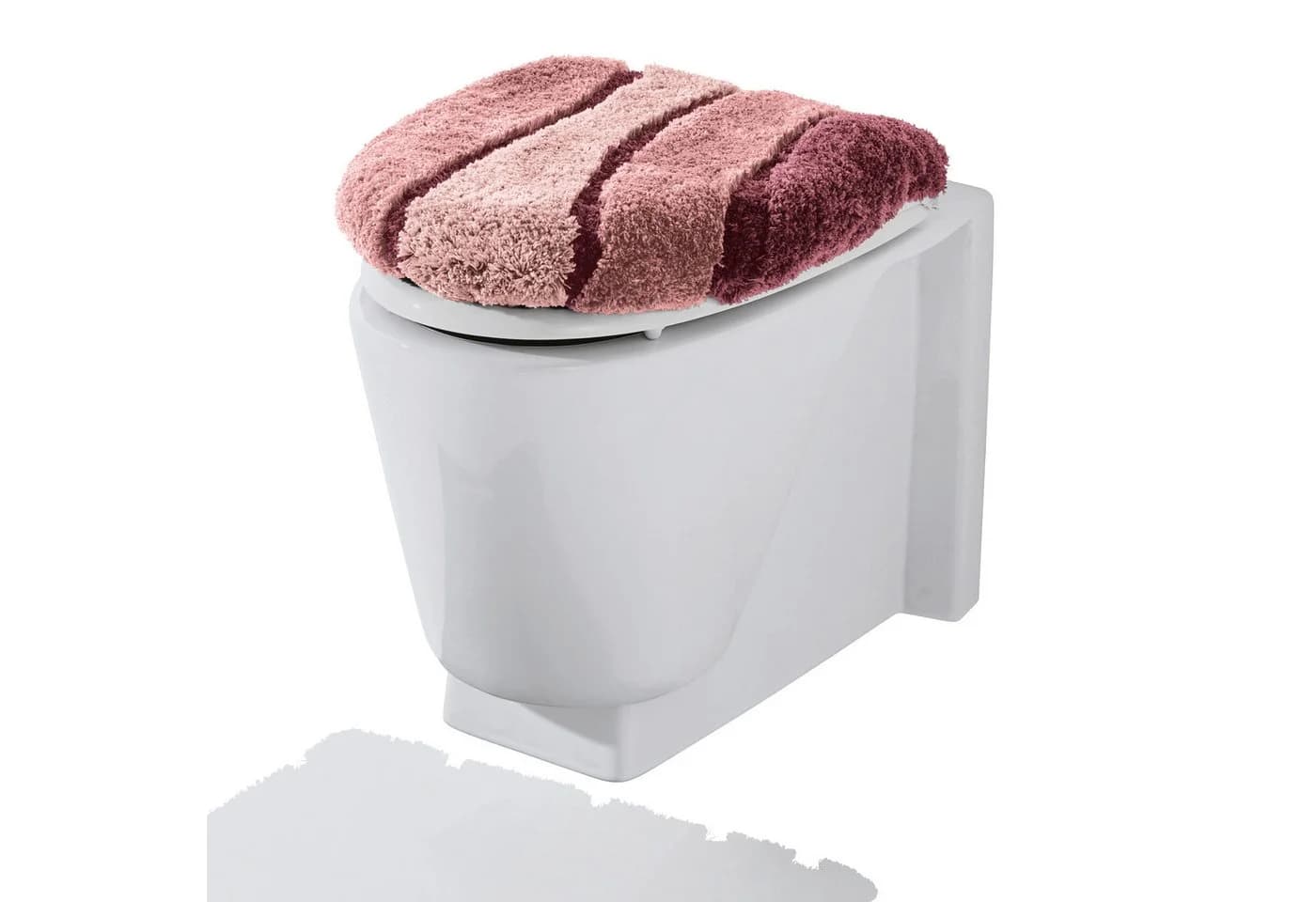 REDBEST WC-Deckelbezug Louisville Rosa Streifen Design - Bild 2