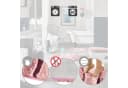 REDBEST WC-Deckelbezug Louisville Rosa Streifen Design Bild 3