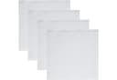 REDBEST Stoffserviette Tulsa 4er-Pack Baumwolle Uni Weiß Bild 2