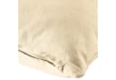REDBEST Kissenhülle Tulsa Beige Baumwolle Uni Bild 3