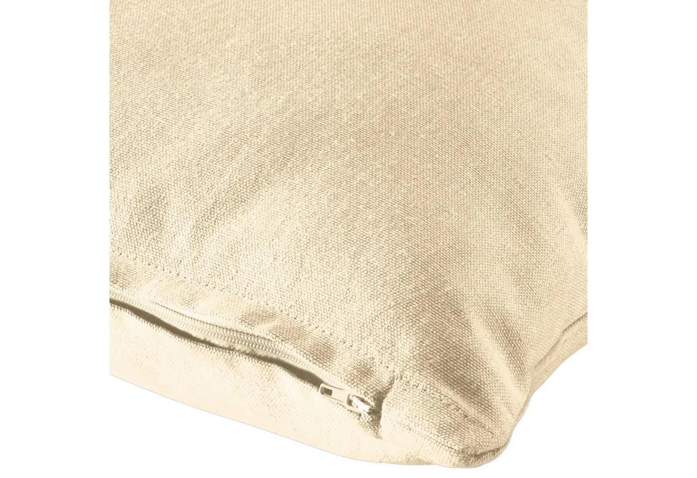 REDBEST Kissenhülle Tulsa Beige Baumwolle Uni - Bild 3