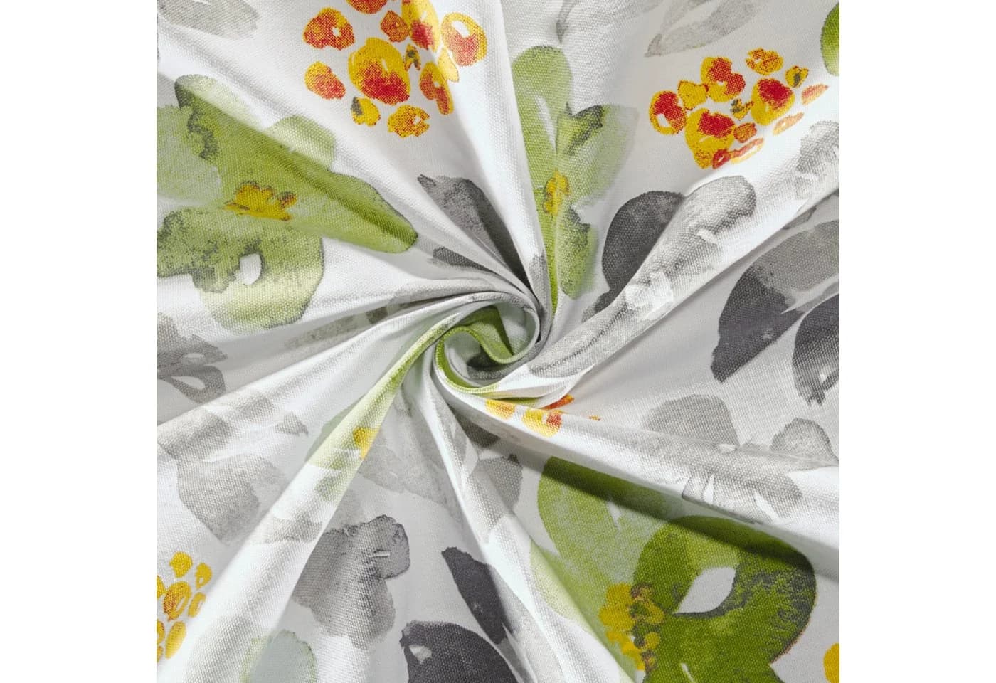 REDBEST Tischdecke Baumwolle Blumen Grün-Grau - Bild 5