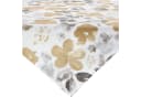 REDBEST Mitteldecke Baumwolle Blumen Beige-Grau Bild 2