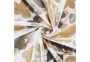 REDBEST Mitteldecke Baumwolle Blumen Beige-Grau Bild 4