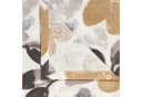 REDBEST Mitteldecke Baumwolle Blumen Beige-Grau Bild 5