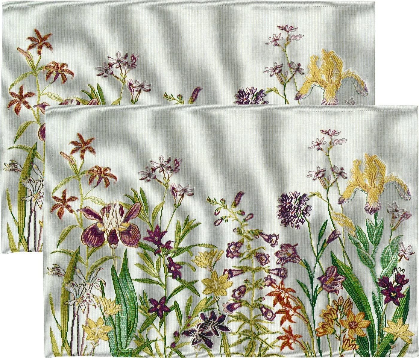 sander table + home Platzset Tischset Flowery 2er-Pack Gobelin Blumen