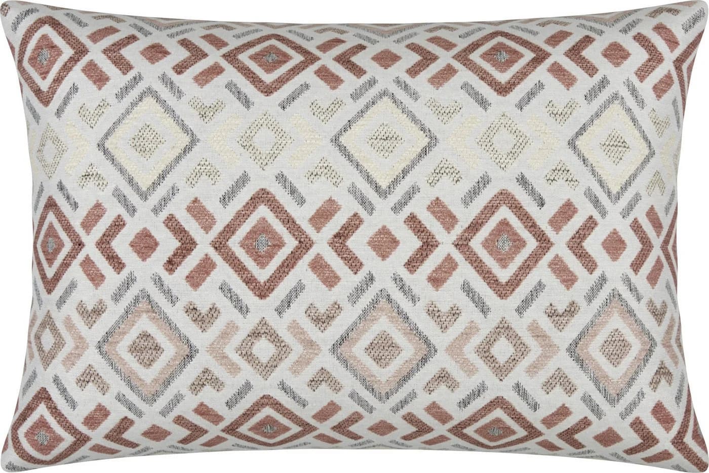 Erwin Müller Kissenhülle York Boho Rosa Chenille Jacquard - Bild 2