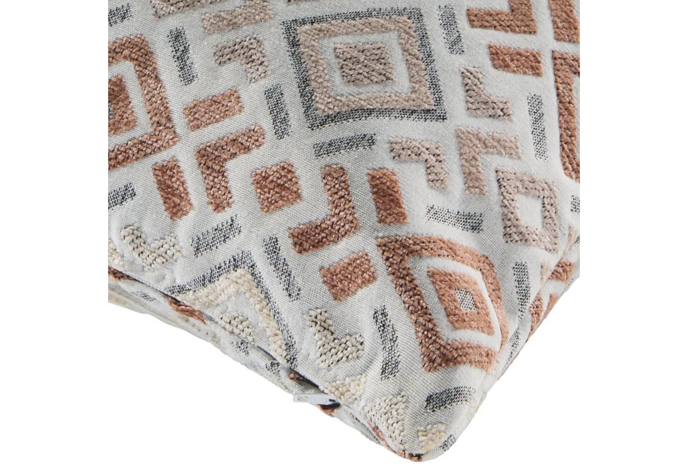 Erwin Müller Kissenhülle York Boho Rosa Chenille Jacquard - Bild 5