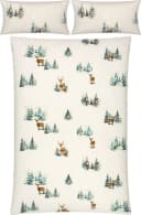 REDBEST Bettwäsche Flanell Tiermotiv Rehe Bild 2