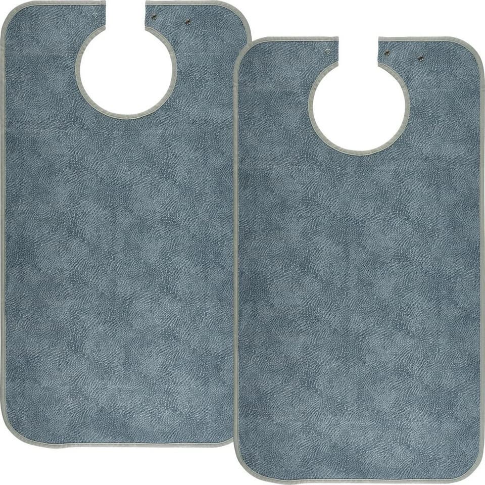 Erwin Müller XXL-Speiseschürze 2er-Pack Grau/Blau - Bild 2